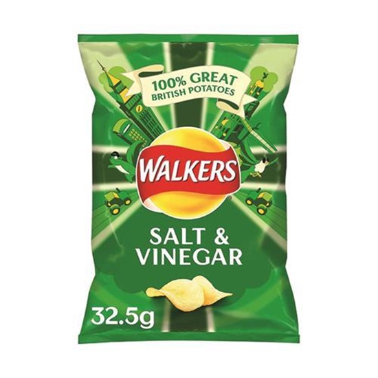 Picture of WALKERS SALT & VINEGAR 32.5GR